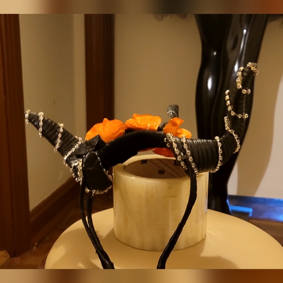 Girl's  devil's rhinestone horns - Picture 2 of 5